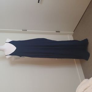 Love Stitch Navy Blue, Gauze Maxi Flowing Maxi Dress (NWT)